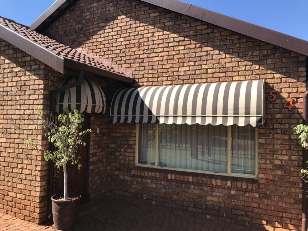 Canvas Awnings - Dome & Bow Awnings Canvas awnings Pretoria installation by Mr Awning